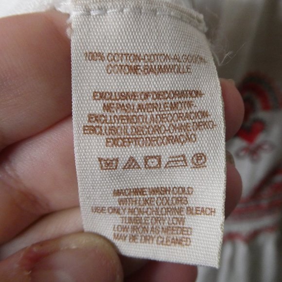 Free People Chiquita Boho Embroidered Top Peasant - Picture 7 of 11